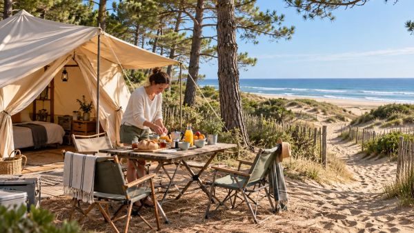 Die besten Campingplätze an der Atlantikküste Frankreichs entdecken